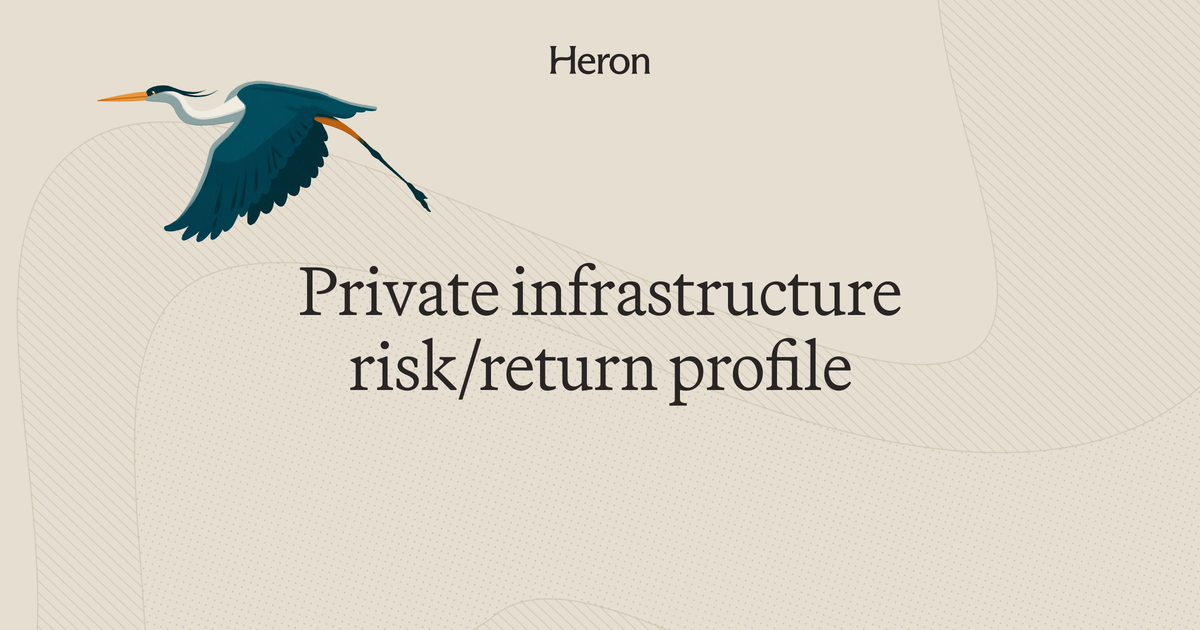 Private infrastructure: Strong return potential with 3X less volatility than equities